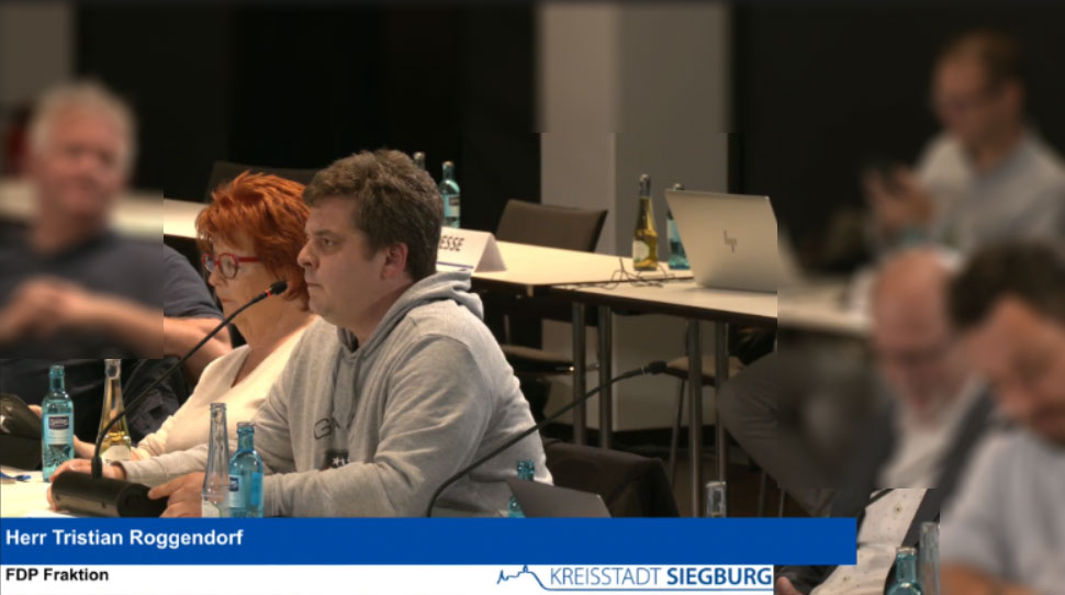 FDP Siegburg Tristan Roggendorf Politik  Wirtschaft Bürgermeisterkandidat 