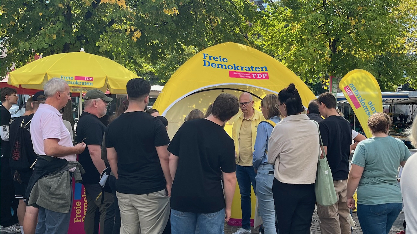 Bürgermeisterkandidat Thomas Obst Siegburg FDP Politik Freiheit 