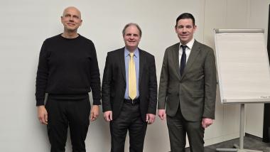 Thomas Obst Bürgermeisterkandidat Ralf Witzel und Erik Uwe Amaya