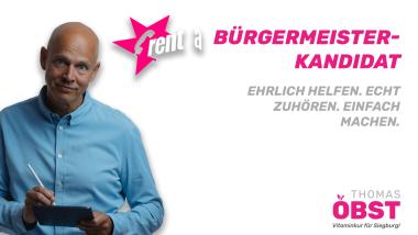 Thomas Obst Bürgermeisterkandidat Siegburg Freiheit Politik Wirtschaft FDP
